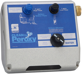 Clean by Peroxy® Action/E-Gap Dispenser.