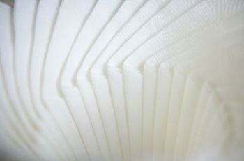 MERFIN® Touch of Linen® Napkins. 12" x 17" in. White. 50 Napkins/Pack, 20 Packs/Case, 1,000 Napkins/Case.