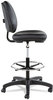 A Picture of product ALE-IN4616 Alera® Interval Series Swivel Task Stool Supports Up to 275 lb, 23.93" 34.53" Seat Height, Black Faux Leather