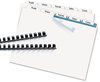 A Picture of product AVE-11431 Avery® Print & Apply Index Maker® Clear Label Unpunched Dividers with Easy Printable Strip for Binding Systems and 5-Tab, 11 x 8.5, White, 5 Sets