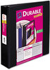 A Picture of product AVE-17032 Avery® Durable View Binder with DuraHinge® and Slant Rings 3 2" Capacity, 11 x 8.5, White