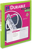 A Picture of product AVE-17032 Avery® Durable View Binder with DuraHinge® and Slant Rings 3 2" Capacity, 11 x 8.5, White