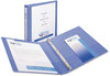 A Picture of product AVE-17032 Avery® Durable View Binder with DuraHinge® and Slant Rings 3 2" Capacity, 11 x 8.5, White