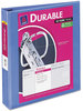 A Picture of product AVE-17032 Avery® Durable View Binder with DuraHinge® and Slant Rings 3 2" Capacity, 11 x 8.5, White