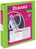 A Picture of product AVE-17032 Avery® Durable View Binder with DuraHinge® and Slant Rings 3 2" Capacity, 11 x 8.5, White