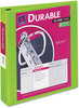 A Picture of product AVE-17032 Avery® Durable View Binder with DuraHinge® and Slant Rings 3 2" Capacity, 11 x 8.5, White