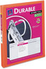 A Picture of product AVE-17032 Avery® Durable View Binder with DuraHinge® and Slant Rings 3 2" Capacity, 11 x 8.5, White