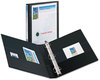 A Picture of product AVE-17032 Avery® Durable View Binder with DuraHinge® and Slant Rings 3 2" Capacity, 11 x 8.5, White