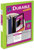 A Picture of product AVE-17032 Avery® Durable View Binder with DuraHinge® and Slant Rings 3 2" Capacity, 11 x 8.5, White