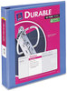 A Picture of product AVE-17032 Avery® Durable View Binder with DuraHinge® and Slant Rings 3 2" Capacity, 11 x 8.5, White