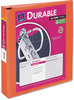 A Picture of product AVE-17032 Avery® Durable View Binder with DuraHinge® and Slant Rings 3 2" Capacity, 11 x 8.5, White