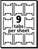A Picture of product AVE-5567 Avery® Printable Hanging File Tabs Laser 1/5-Cut, White, 2.06" Wide, 90/Pack
