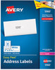 A Picture of product AVE-5960 Avery® Easy Peel® White Address Labels with Sure Feed® Technology w/ Laser Printers, 1 x 2.63, 30/Sheet, 250 Sheets/Pack