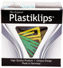 A Picture of product BAU-LP1700 Baumgartens Plastiklips Paper Clips,  Extra Large, Assorted Colors, 50/Box