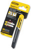 A Picture of product BOS-10150 Stanley® 9mm QuickPoint™ Knife,  Yellow/Gray
