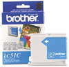 A Picture of product BRT-LC51C Brother LC51BK, LC51C, LC51HYBK, LC51M, LC51Y Ink,  Cyan
