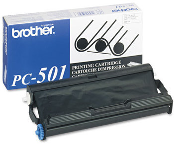 Brother PC501 Thermal Transfer Print Cartridge,  Black