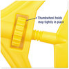 A Picture of product BWK-620 Boardwalk® Plastic Head Quick Change Mop Handle,  60" Aluminum Handle, Yellow