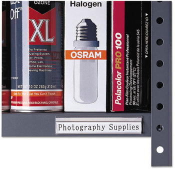 C-Line® Shelf Labeling Strips,  Side Load, 4 x 7/8, Clear, 10/Pack