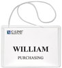 A Picture of product CLI-95523 C-Line® Name Badge Kits,  Top Load, 3 1/2 x 2 1/4, Clear, 50/Box