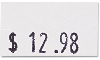 Garvey® Pricemarker Labels,  7/16 x 13/16, White, 1200/Roll, 3 Rolls/Box