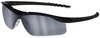 A Picture of product CRW-DL119AF Crews® Dallas™ Safety Glasses with Anti-Fog Indoor/Outdoor Lens. Black Frame with Gray Lens.