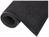 A Picture of product CWN-S1R035CH Crown Super-Soaker™ Diamond Wiper/Scraper Mat, Rubber Border, Polypropylene, 34 x 58, Charcoal