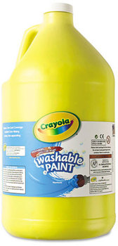 Crayola® Washable Paint,  Yellow, 1 gal