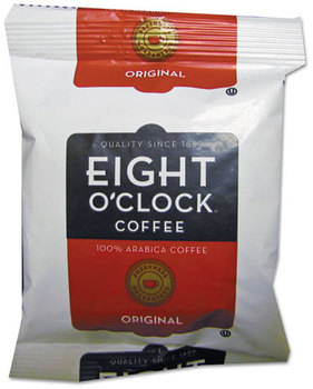 Eight O'Clock Regular Ground Coffee Fraction Packs,  1.5oz, 42/Carton