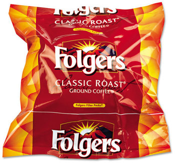 Folgers® Filter Packs,  Classic Roast, .9oz, 160/Carton