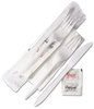 A Picture of product GEN-5KITMW GEN Wrapped Cutlery Kit,  6 1/4", Fork/Knife/Napkin/Salt/Pepper, White, 500/Carton