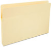 A Picture of product GLW-66114 Globe-Weis® Manila End Tab File Pockets,  End Tab, Manila,1 3/4" Exp., Legal