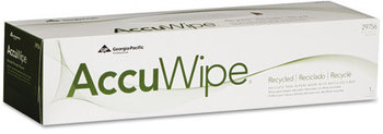 Georgia Pacific® Professional AccuWipe® Recycled Delicate Task Wipers,  15 x 16 7/10, White, 140/Box