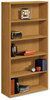 A Picture of product HON-105532CC HON® 10500 Series™ Laminate Bookcase Two-Shelf, 36w x 13.13d 29.63h, Harvest