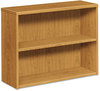 A Picture of product HON-105532CC HON® 10500 Series™ Laminate Bookcase Two-Shelf, 36w x 13.13d 29.63h, Harvest