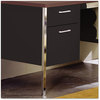 A Picture of product HON-34962MOP HON® 34000 Series Double Pedestal Desk 60" x 30" 29.5", Mocha/Black