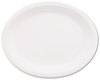 A Picture of product HUH-21232 Chinet® Classic Paper Dinnerware,  Plate, 9 3/4" dia, White, 125/Pack, 4 Packs/Carton