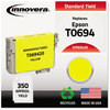 A Picture of product IVR-69420 Innovera® 69120, 69220, 69320, 69420 Ink Cartridges Remanufactured Yellow Replacement for 69 (T069420), 350 Page-Yield