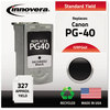 A Picture of product IVR-PG40 Innovera® PG40 Inkjet Cartridge Remanufactured Black Ink, Replacement for PG-40 (0615B002), 327 Page-Yield