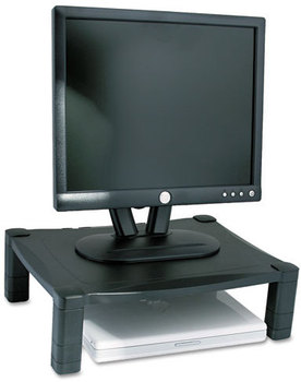 Kantek Monitor Stand,  17 x 13 1/4 x 3 to 6 1/2, Black