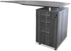 A Picture of product MLN-MNBFPLGS Mayline® Medina™ Laminate Pedestal,  15 1/2w x 18 1/8d x 26 5/8h, Gray Steel