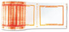 A Picture of product MMM-82405 Scotch® Pouch Tape,  5" x 6", Clear w/Orange Border, 500/Roll