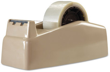 Scotch® 3" Core Two-Roll Tape Dispenser,  3" Core, High-Impact Plastic, Beige