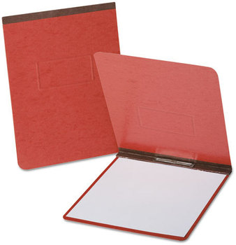 Oxford® PressGuard® Report Cover with Reinforced Top Hinge,  Prong Clip, Legal, 2" Capacity, Red