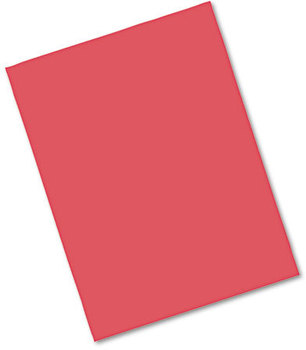 Pacon® Riverside® Construction Paper,  76 lbs., 18 x 24, Red, 50 Sheets/Pack