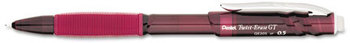 Pentel® Twist-Erase® GT Pencils,  0.5 mm, Red