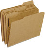 A Picture of product PFX-FK211 Pendaflex® Kraft Folders with Fasteners,  1 Fastener, 1/3 Cut Tabs, Letter, 50/Box