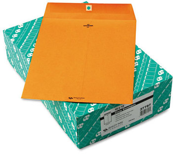 Quality Park™ Clasp Envelope,  10 x 13, 32lb, Light Brown, 100/Box