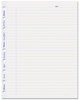 A Picture of product RED-AFR9050R Blueline® MiracleBind™ Ruled Paper Refill Sheets,  9-1/4 x 7-1/4, White, 50 Sheets/Pack