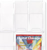A Picture of product SAF-5605CL Safco® Reveal™ Clear Literature Displays 9 Compartments, 30w x 2d 22.5h,